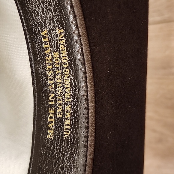 Akubra Snowy River 1010 Pure Fur Felt Hat - Genuine Australia Made size 57 - Picture 10 of 13